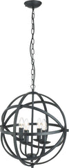 Lampadario-Industrial-Nordico-Orbita-Acciaio-Nero-4-Luci-E14