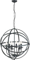 Lampadario-Industrial-Nordico-Orbita-Acciaio-Nero-6-Luci-E14