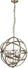 Lampadario-Industrial-Nordico-Orbita-Acciaio-Ottone-4-Luci-E14