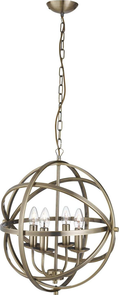 Lampadario-Industrial-Nordico-Orbita-Acciaio-Ottone-4-Luci-E14