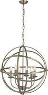 Lampadario-Industrial-Nordico-Orbita-Acciaio-Ottone-6-Luci-E14