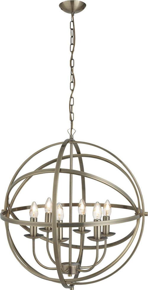 Lampadario-Industrial-Nordico-Orbita-Acciaio-Ottone-6-Luci-E14