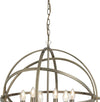 Lampadario-Industrial-Nordico-Orbita-Acciaio-Ottone-6-Luci-E14