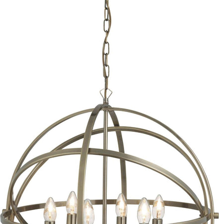 Lampadario-Industrial-Nordico-Orbita-Acciaio-Ottone-6-Luci-E14