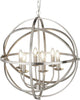 Lampadario-Industrial-Nordico-Orbita-Ferro-Argento-6-Luci-E14