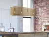 Lampadario-Industrial-Nordico-Rete-Acciaio-Oro-4-Luci-E27