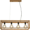 Lampadario-Industrial-Nordico-Square-Legno-Marrone-Nero-4-Luci-E27