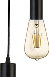 Lampadario-Industrial-Nordico-Squiggle-Acciaio-Nero-5-Luci-E27