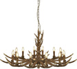 Lampadario-Industrial-Nordico-Stag-Acciaio-Marrone-12-Luci-E14