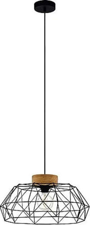 Lampadario-Industrial-Padstow-1-Luce-Metallo-Nero