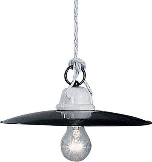 Lampadario-Industrial-Potenza-Ferro-E-Ceramica-Nero-Diam.-25Cm-1-Luce-E27
