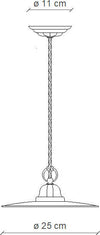 Lampadario-Industrial-Potenza-Ferro-E-Ceramica-Nero-Diam.-25Cm-1-Luce-E27