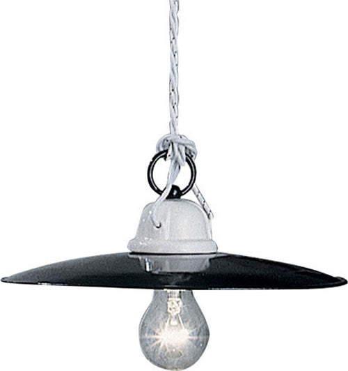 Lampadario-Industrial-Potenza-Ferro-E-Ceramica-Nero-Diam.-35Cm-1-Luce-E27