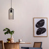 Lampadario-Industrial-Roccamena-1-Luce-Acciaio-Nero-E-Rame