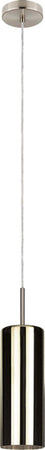 Lampadario-Industrial-Selvino-1-Luce-Acciaio-Grigio-Opaco-Diffusore-Oro