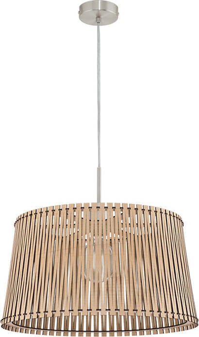 Lampadario-Industrial-Sendero-1-Luce-Acciaio-Grigio-Opaco-Diffusore-Acero