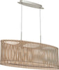 Lampadario-Industrial-Sendero-2-Luci-Acciaio-Grigio-Opaco-Diffusore-Acero