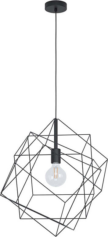 Lampadario-Industrial-Straiton-1-Luce-Acciaio-Nero-Grande