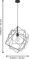Lampadario-Industrial-Straiton-1-Luce-Acciaio-Nero-Grande