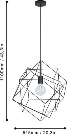Lampadario-Industrial-Straiton-1-Luce-Acciaio-Nero-Grande