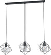 Lampadario-Industrial-Straiton-3-Luci-Acciaio-Nero