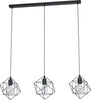 Lampadario-Industrial-Straiton-3-Luci-Acciaio-Nero