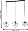 Lampadario-Industrial-Straiton-3-Luci-Acciaio-Nero
