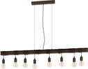 Lampadario-Industrial-Townshend-4-8-Luci-Acciaio-Marrone-E-Ner-Invecchiato