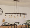 Lampadario-Industrial-Townshend-4-8-Luci-Acciaio-Marrone-E-Ner-Invecchiato