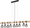 Lampadario-Industrial-Townshend-5-9-Luci-Metallo-Nero-E-Marrone