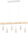 Lampadario-Industrial-Townshend-6-Luci-Acciaio-Bianco