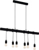 Lampadario-Industrial-Townshend-6-Luci-Acciaio-Nero