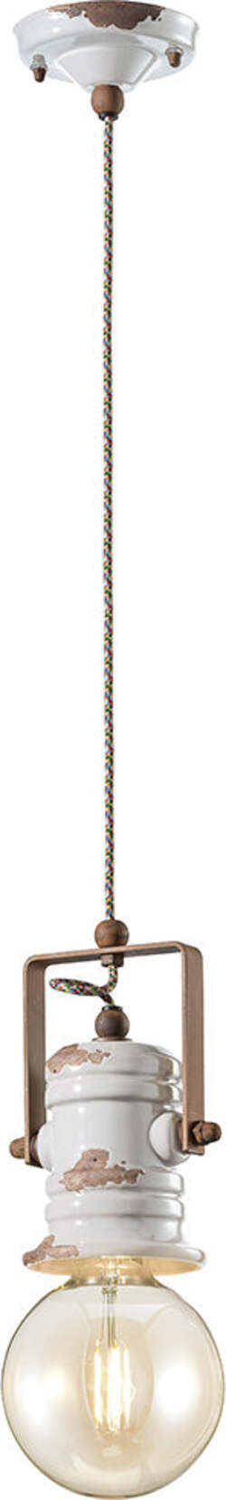 Lampadario-Industrial-Urban-Ferro-Ceramica-Vintage-Bianco-1-Luce-E27-19Cm