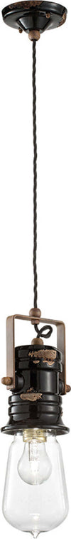Lampadario-Industrial-Urban-Ferro-E-Ceramica-Vintage-Nero-1-Luce-E27-37Cm