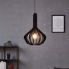 Lampadario-Industrial-Velasco-1-Luce-Acciaio-Nero-Diffusore-Nero