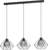 Lampadario-Industrial-Vernham-3-Luci-Acciaio-Nero
