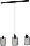 Lampadario-Industrial-Wrington-3-Luci-Acciaio-Nero