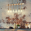 Lampadario-Industrial-Youngstown-6-Luci-Metallo-Nero-E-Marrone