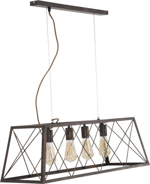 Lampadario Industry Cm 78X30X26,5 Illuminazione/Illuminazione per interni/Lampadari lampade a sospensione e plafoniere/Lampadari Led Mall Home - Napoli, Commerciovirtuoso.it