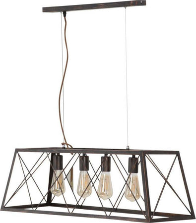 Lampadario Industry Cm 78X30X26,5 Illuminazione/Illuminazione per interni/Lampadari lampade a sospensione e plafoniere/Lampadari Led Mall Home - Napoli, Commerciovirtuoso.it