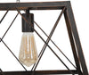 Lampadario Industry Cm 78X30X26,5 Illuminazione/Illuminazione per interni/Lampadari lampade a sospensione e plafoniere/Lampadari Led Mall Home - Napoli, Commerciovirtuoso.it