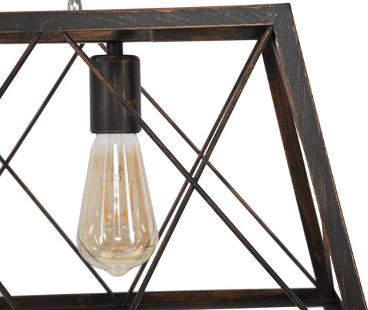 Lampadario Industry Cm 78X30X26,5 Illuminazione/Illuminazione per interni/Lampadari lampade a sospensione e plafoniere/Lampadari Led Mall Home - Napoli, Commerciovirtuoso.it