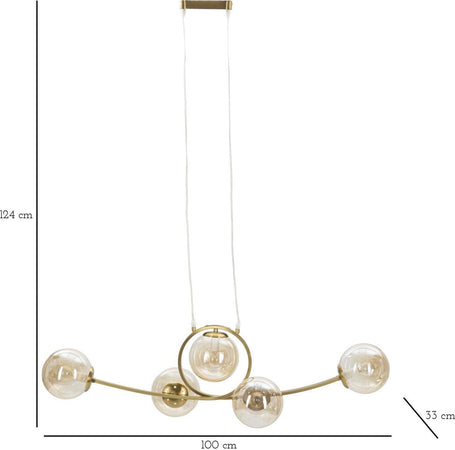 Lampadario-Japan-5-Luci-Cm-100X33X30