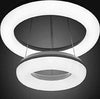 LAMPADARIO LAMPADA 2 ANELLI LUCE LED SOFFITTO SOSPENSIONE PENDENTE MODERNO DESIGN  Trade Shop italia - Napoli, Commerciovirtuoso.it