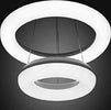 LAMPADARIO LAMPADA 2 ANELLI LUCE LED SOFFITTO SOSPENSIONE PENDENTE MODERNO DESIGN  Trade Shop italia - Napoli, Commerciovirtuoso.it