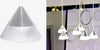 LAMPADARIO LAMPADA 6 PENDENTI CONICO BIANCO ACCIAIO SOFFITTO LUCE LED APPLIQUE DESIGN  Trade Shop italia - Napoli, Commerciovirtuoso.it