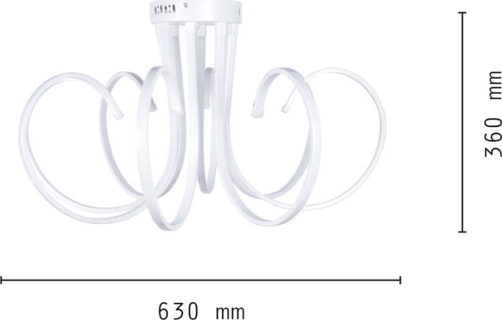 LAMPADARIO LAMPADA 8 NEON LUCE LED SOFFITTO SOSPENSIONE PENDENTE MODERNO DESIGN  Trade Shop italia - Napoli, Commerciovirtuoso.it