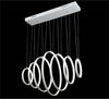 LAMPADARIO LAMPADA SOSPENSIONE ANELLI LUCE LED BIANCO FREDDO SOFFITTO PENDENTE  Trade Shop italia - Napoli, Commerciovirtuoso.it