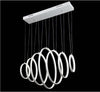 Lampadario-Lampada-Sospensione-Anelli-Luce-Led-Bianco-Freddo-Soffitto-Pendente