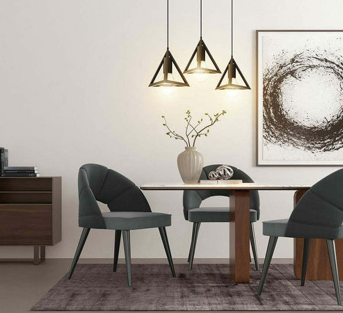 Lampadario Lampada Sospensione Piramide 18cm Design Moderno Paralume Nero Casa, arredamento e bricolage > Illuminazione da interno > Lampadari Trade Shop italia - Napoli, Commerciovirtuoso.it